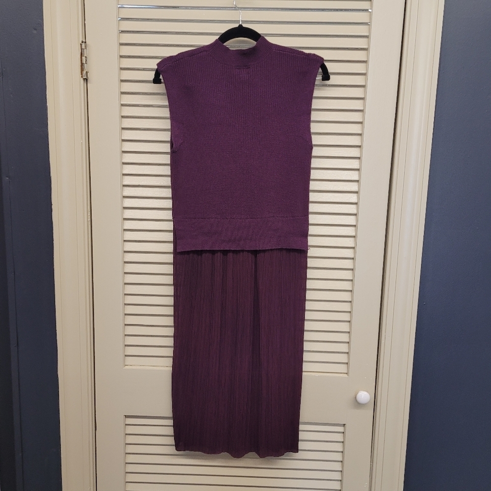 Belle sky sweater dress size L maroon - Picture 2 of 2